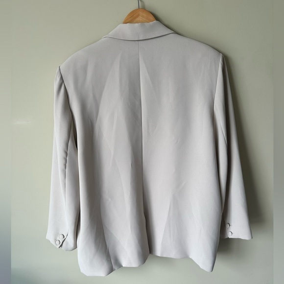 Good American Drapey Oversized Blazer Peyote Size 3/4 L/XL - Picture 4 of 6